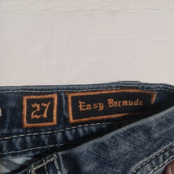 Rock Revival Women's Nancy Easy Bermuda Shorts 27 E8536EM6 - Picture 7 of 8